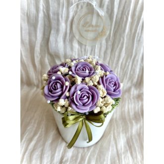 Örök rózsa box - Lila