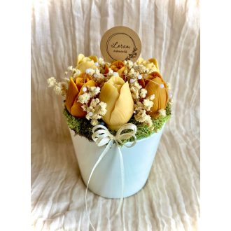 Örök tulipán box - Sárga