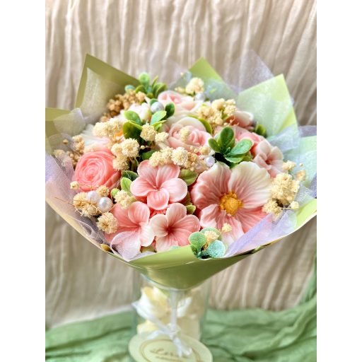 Romantikus örök virágcsokor