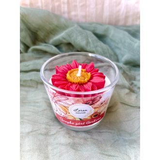 Üvegbe zárt Gerbera