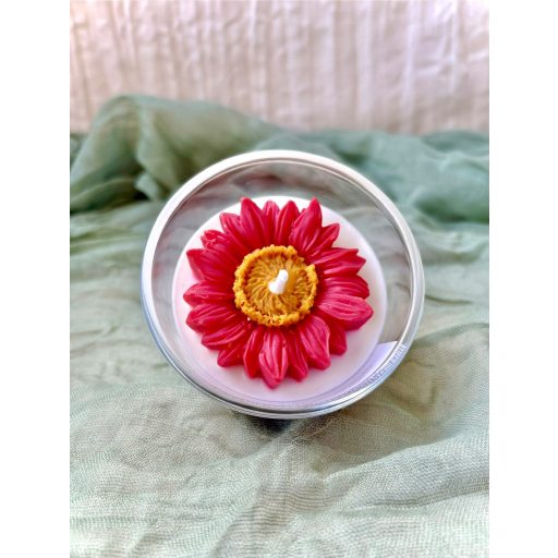 Üvegbe zárt Gerbera