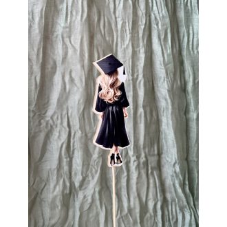 Ballagás lány - Fa betűző