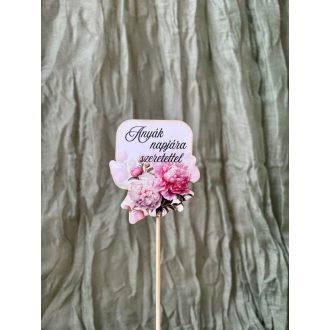 Anyák napjára szeretettel - Fa betűző